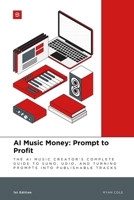 AI Music Money: Prompt to Profit: The AI Music Creator's Complete Guide to Suno, Udio, and Turning Prompts into Publishable Tracks (AI Music Money Series) B0H6SVYTM1 Book Cover