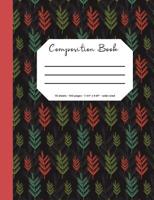 Composition Book: Flower/Botanical Cover, 70 Sheets, 140 Pages, Perfect for Students 1092177914 Book Cover