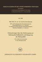 Untersuchungen Uber Den Mischvorgang Zur Senkung Des Kalkbedarfs Und Steigerung Der Steinqualitat 3663065383 Book Cover