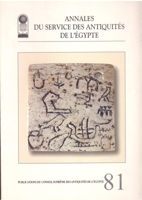Annales Du Service Des Antiquites De L'egypte, Vol 81 9774376684 Book Cover