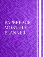 Paperback Monthly Planner: Daily Weekly Monthly Planner, 2020 Planner Weekly And Monthly Calendar Schedule Organizer, Inspirational Quotes And Llama Lettering Cover, January 2020 through December 1670554260 Book Cover