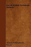 List of British Vertebrate Animals 3337815138 Book Cover