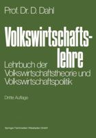 Volkswirtschaftslehre: Lehrbuch der Volkswirtschaftstheorie und Volkswirtschaftspolitik 3409602119 Book Cover