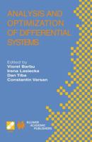 Analysis and Optimization of Differential Systems 1475745060 Book Cover