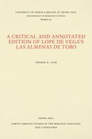 A Critical and Annotated Edition of Lope de Vega's Las almenas de Toro 0807891045 Book Cover