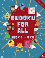 Introduction to Sudoku Level 1 (4X4) - 6-8 years B0BMW1MW2S Book Cover