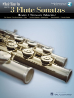 Music Minus One Flute or Alto Recorder: Handel; Marcello; Telemann Three Sonatas in F Major for Flute, Harpsichord and Viola da Gamba (Book & CD) 1596153261 Book Cover