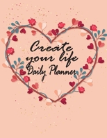 Daily Planner (53 weeks): Cool and Vintage Cover 8.5 X 11 in, large space to note and write your daily schedule as well as a to do list. 1709996951 Book Cover