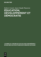 �ducation, D�veloppement Et D�mocratie 3111049841 Book Cover