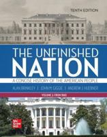 The Unfinished Nation: A Concise History of the American People Volume 2 1264309309 Book Cover