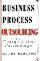 Business Process Outsourcing: The Competitive Advantage 0471655775 Book Cover