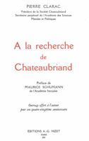 a la Recherche de Chateaubriand 2707803596 Book Cover