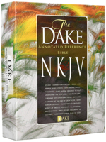 Dake NKJV Burgundy Bonded Leather: Dake NKJV Burg Bonded (Dake Nkjv) 1558290931 Book Cover