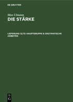 Hauptgruppe 9: Enzymatische Arbeiten 3112529855 Book Cover