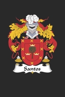Santos: Santos Coat of Arms and Family Crest Notebook Journal (6 x 9 - 100 pages) 1695413504 Book Cover