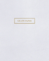 Graph Paper: Executive Style Composition Notebook - White Leather Style, Softcover | 7.5 x 9.25 - 100 pages (Office Essentials) 1691017450 Book Cover