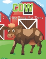 Cow Coloring Book for Teens: Cows Adult Coloring Book For Stress Relief and Relaxation - Beautiful Cow Coloring Book For Adults . Vol-1 B08WJW8SHM Book Cover