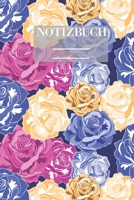 Notizbuch Garten Muster Pattern Pflanzen Blumen Pflanze Flower Blüte Blau Rose Pink Gelb: • 111 Seiten  • EXTRA Kalender 2020 •  Einzigartig • ... • Geschenk • Geschenkidee (German Edition) 167095868X Book Cover