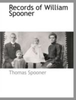 Records of William Spooner 1117877329 Book Cover