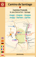 Camino de Santiago Maps (Camino Francés): St. Jean Pied de Port - Santiago de Compostela 1912216299 Book Cover