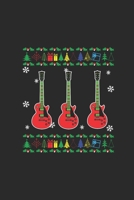 Christmas Guitar: Graph Paper Notebook (6 x 9 - 120 pages) Christmas Themed Notebook for Daily Journal, Diary, and Gift 1700663755 Book Cover