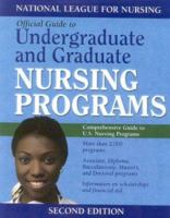 Official Guide to Undergraduate & Graduate Nursing Programs, Second Edition (Official Guide to Undergraduate & Graduate Nursing Schools) 0763718076 Book Cover