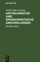 Antiquarische und epigrammatische Abhandlungen 3112639812 Book Cover