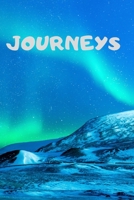 Journeys: 90 Pages of 6 X 9 Inch Bound Top Half White Blank Bottom Half College Ruled 1692561855 Book Cover