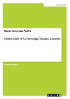 Other sides of Advertising Text and Context 3656331464 Book Cover