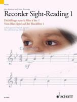Recorder Sight-Reading 1 1902455800 Book Cover