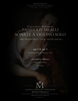 Pandolfi Mealli, Sonate per violino op. 3 & op. 4 1446615626 Book Cover