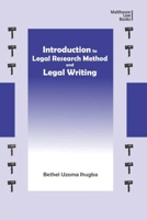 Introduction to Legal Research Method and Legal Writing 9785739775 Book Cover