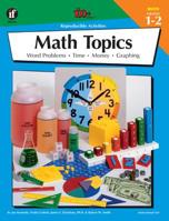 Math Topics, Grades 1-2 0880129093 Book Cover