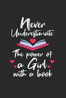 Power of a girl with books Notebook: Notebook / 6x9 Zoll / 120 ruled Pages 1712365460 Book Cover