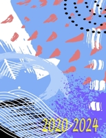 2020 - 2024: 5 jahres kalender 2020 * Wochenplaner * Taschenkalender * Terminkalender von Januar 2020 bis Dezember 2024 (German Edition) 1698574509 Book Cover