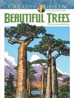 Creative Haven Beautiful Trees Coloring Book 0486815404 Book Cover