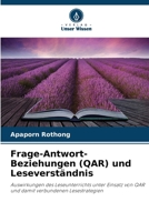 Frage-Antwort-Beziehungen (QAR) und Leseverständnis (German Edition) 6630306716 Book Cover