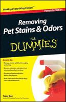 Removing Stains and Odors for Dummies 0470903627 Book Cover