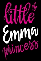 Little Emma Princess: 6x9 College Ruled Line Paper 150 Pages 1686278187 Book Cover