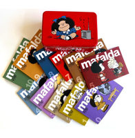 Colección Mafalda: 11 tomos en una lata. (Roja) (Edición limitada) 8426424295 Book Cover