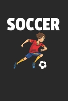 Fu�ball Fu�ballspieler Notizbuch: Fu�ball Fu�ballspieler Notizbuch f�r Liebhaber / Notizheft / Notizblock A5 (6x9in) Dotted Notebook / Punkteraster / 120 gepunktete Seiten 1677177527 Book Cover