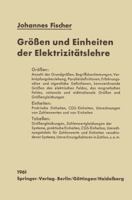 Grossen Und Einheiten Der Elektrizitatslehre 3642492150 Book Cover