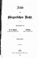 Archiv Fur Burgerliches Recht 1534799109 Book Cover