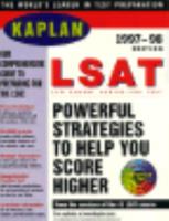 KAPLAN LSAT 1997 - 1998 WITH CD-ROM 0684836831 Book Cover