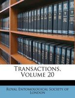 Transactions, Volume 20 1346178593 Book Cover