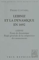 Leibniz Et La Dynamique En 1692 2711601587 Book Cover