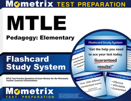 MTLE Pedagogy: Elementary Flashcard Study System: MTLE Test Practice Questions & Exam Review for the Minnesota Teacher Licensure Examinations (Cards) 1630943975 Book Cover