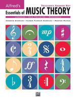 Essentials of Music Theory: Teacher's Answer Key Book (Essentials of Music Theory) 0882848984 Book Cover