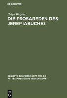 Die Prosareden des Jeremiabuches 3110038676 Book Cover