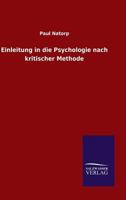 Einleitung in Die Psychologie Nach Kritischer Methode 1018348409 Book Cover